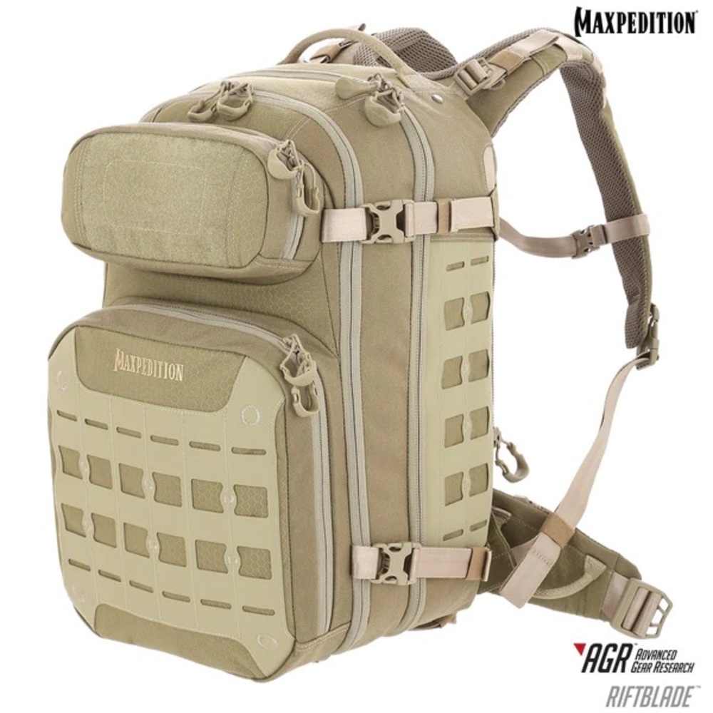 EC Maxpedition Discontinued TAN RIFTBLADE CCW-ENABLED BACKPACK 30L